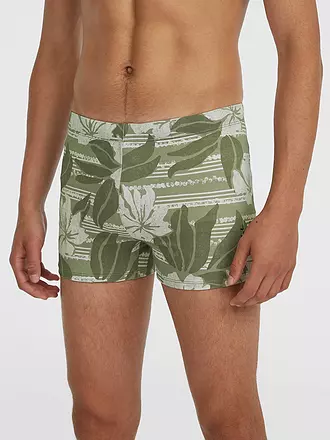 O'NEILL | Herren Beinbadehose Essentials Floral Racer | olive