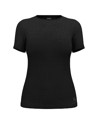 ODLO | Damen Laufwäsche Shirt Performance Light Base Layer | schwarz