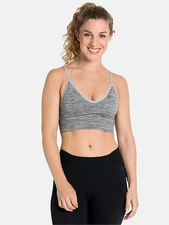 ODLO | Damen Sport-BH Padded Seamless Soft 2.0 Low Support | grau