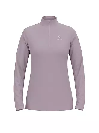 ODLO | Damen Unterzieh Zipshirt Essential Light | grau