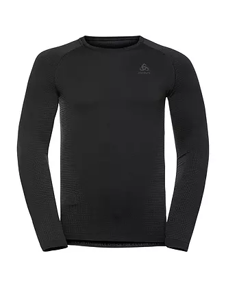 ODLO | Herren Funktionsshirt WARM ECO Baselayer | schwarz