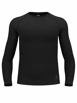 ODLO | Herren Laufwäsche Shirt Performance Light Base Layer | schwarz