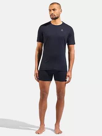 ODLO | Herren Unterzieh Funktionsshirt Natural Merino 160 | schwarz