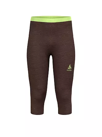 ODLO | Herren Unterzieh Hose Natural Performance 150 4/4 | dunkelrot