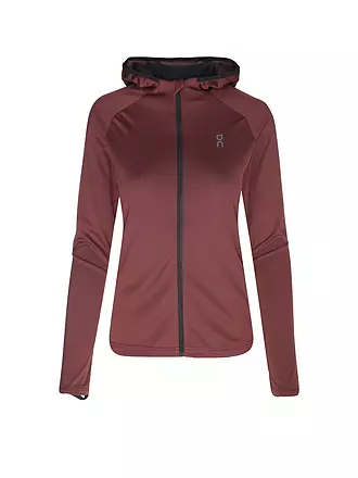 ON | Damen Laufjacke Climate Hoodie | beere