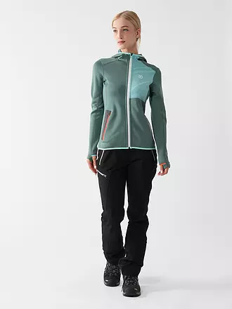 ORTOVOX | Damen Fleecejacke Hoodie | mint