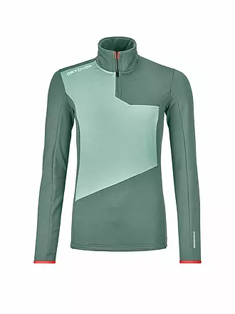 ORTOVOX | Damen Funktions Zipshirt FLeece Light | petrol