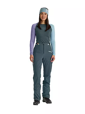 ORTOVOX | Damen Softshell Tourenhose Punta Berrino Stretch | petrol