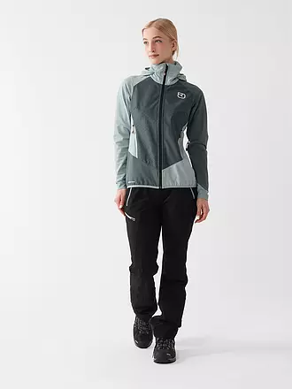 ORTOVOX | Damen Softshelljacke Col Becchei Hoodie | hellblau