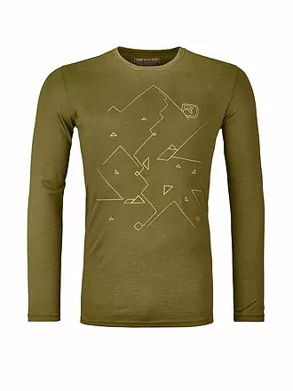 ORTOVOX | Herren Funktionsshirt 185 Merino Tangram | grau