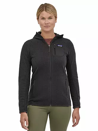 PATAGONIA | Damen Fleecejacke R1® Air Full-Zip Hoodie | schwarz