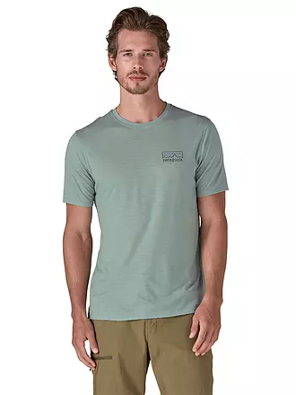 PATAGONIA | Herren Funktionsshirt Capilene® Cool Merino Graphic | hellblau