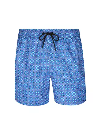 PAUL | Herren Badeshort Printed | blau