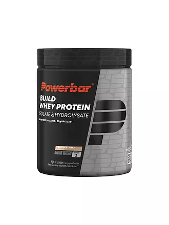 POWER BAR |  Getränkepulver Build Whey Protein Isolate & Hydroisolate Pulver 550g Cookies&Cream | bunt