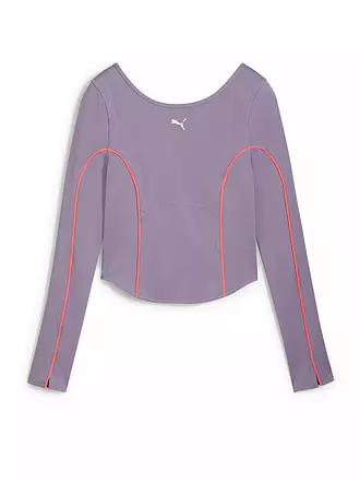 PUMA | Damen Fitnessshirt Cloudspun Cropped | lila