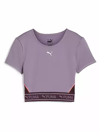 PUMA | Damen Fitnessshirt Strong Baby Crop | lila