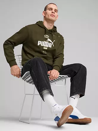 PUMA | Herren Hoodie Power Graphic Logo | olive