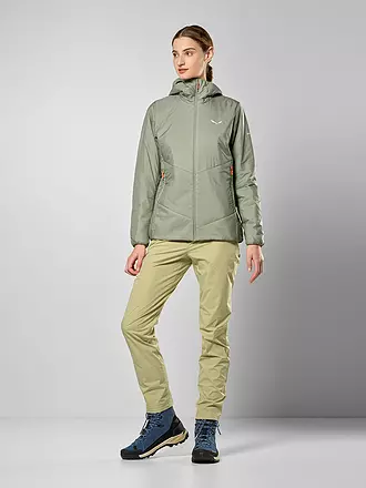 SALEWA | Damen Isojacke Puez Catinaccio 2 TWR Hoodie | hellgrün