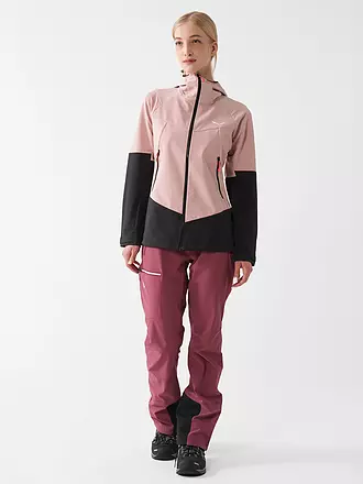 SALEWA | Damen Tourenjacke Sella Durastretch Hoodie | rosa