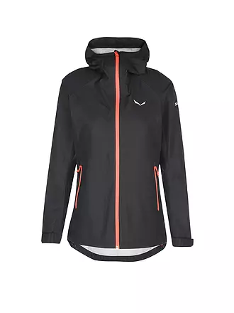 SALEWA | Damen Wanderjacke Puez (Aqua 3) PTX Hoodie | schwarz