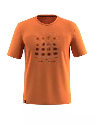 SALEWA | Herren Funktionsshirt Eagle Dotted Merino | orange