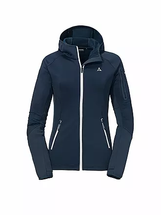 SCHÖFFEL | Damen Fleecejacke Lodron L Hoodie | dunkelblau