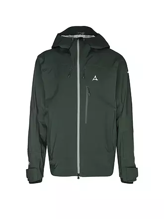 SCHÖFFEL | Herren Tourenjacke Pizac Touren 3L Hoodie | dunkelgrün