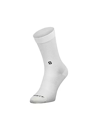 SCOTT | Herren Radsocken Perf. No Shortcuts Crew | weiss