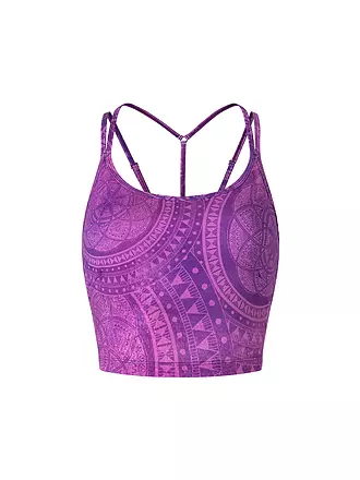 THE SPIRIT OF OM | Damen Yoga Bra Mabu Bhati Spirit | lila