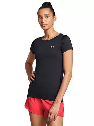 UNDER ARMOUR | Damen Fitnesshirt HeatGear® Armour | schwarz