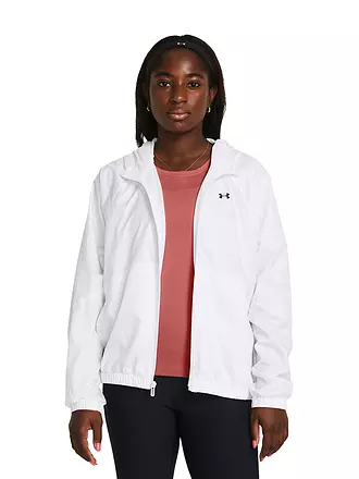 UNDER ARMOUR | Damen Fitnessjacke UA SportStyle Windbreaker | weiss