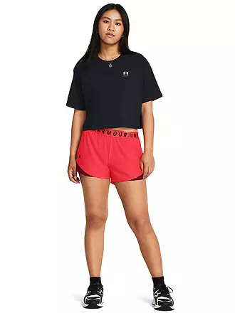 UNDER ARMOUR | Damen Fitnessshort UA Play Up 3.0 | schwarz