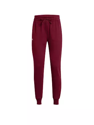 UNDER ARMOUR | Damen Jogginghose UA Rival Fleece | dunkelrot