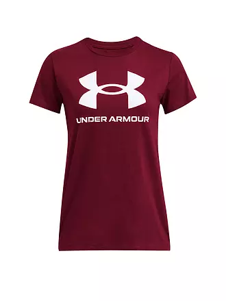 UNDER ARMOUR | Damen T-Shirt UA Sportstyle Grafik | dunkelrot