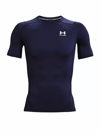 UNDER ARMOUR | Herren Fitnessshirt HeatGear® Armour | dunkelblau