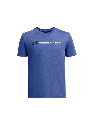 UNDER ARMOUR | Jungen T-Shirt UA mit Schriftzug-Logo | blau