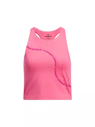 UNDER ARMOUR | Mädchen Fitnesstank UA Motion Branded Cropped | pink