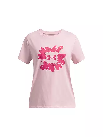 UNDER ARMOUR | Mädchen T-Shirt UA Bubble Wordmark | pink