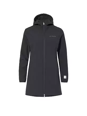 VAUDE | Damen Softshellparka Moena  warm Hoodie | schwarz