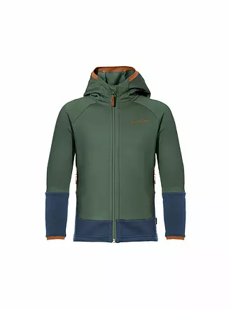 VAUDE | Kinder Fleecejacke Capacida Hoodie | dunkelgrün