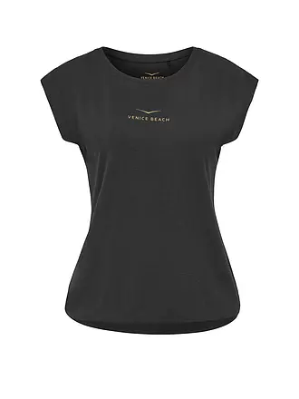 VENICE BEACH |  Damen Fitnessshirt Wonder | schwarz