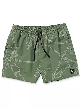 VOLCOM | Herren Badeshort Lido Print Trunk 16 | grau