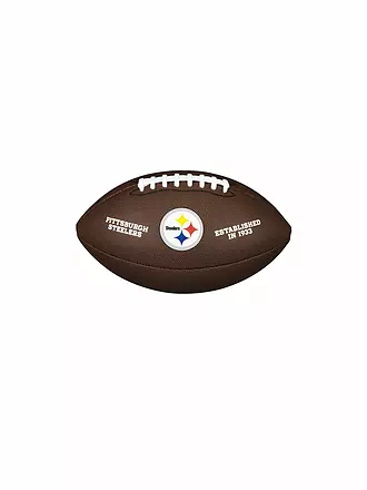 WILSON | American Football NFL Lizenzball Pittsburgh Steelers | braun