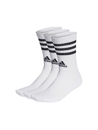 ADIDAS | Freizeitsocken 3-Streifen Cushioned Crew Socken, 3 Paar