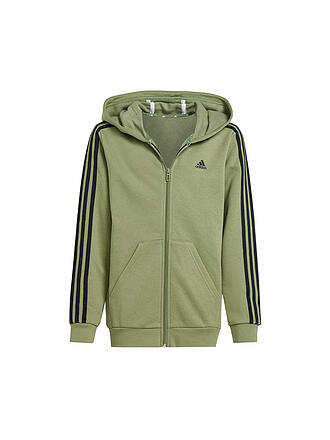 ADIDAS | Kinder Kapuzenjacke Essentials 3-Streifen Fleece 