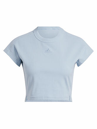 ADIDAS | Damen T-Shirt Lounge Ribbed Crop