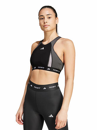 ADIDAS | Damen Sport-BH TECHFIT High-Neck Colorblock Medium Support