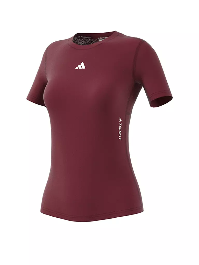 ADIDAS | Damen Fitnessshirt Techfit Training | dunkelrot