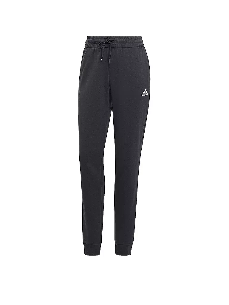 ADIDAS | Damen Jogginghose Essentials Linear French Terry Cuffed | schwarz