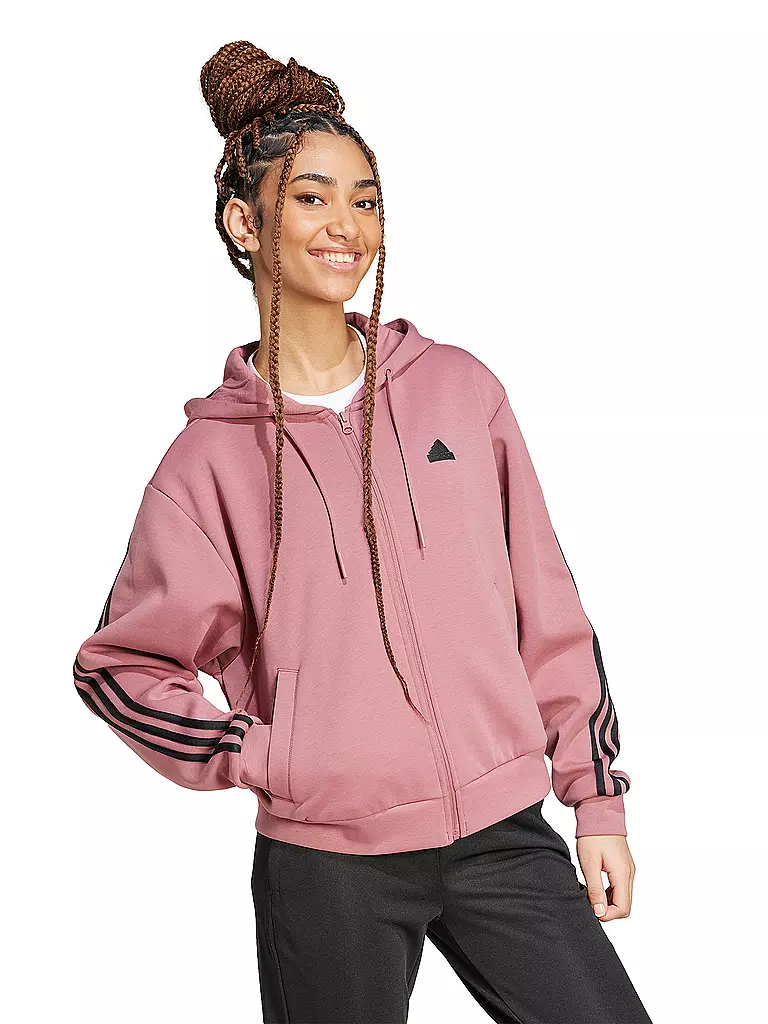 ADIDAS | Damen Kapuzenjacke 3S | dunkelrot